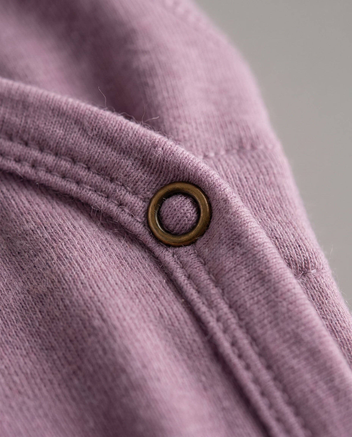 Wollen Overslagromper lange mouw – Merinowol – Lavender Mist: 50 en 62