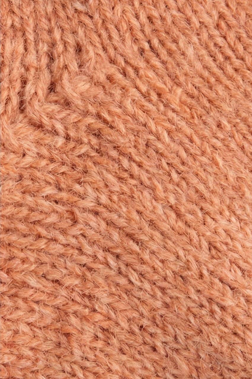 Wollen Baby sokjes / Newborn Sokjes - Merinowol - Peach Fuzz