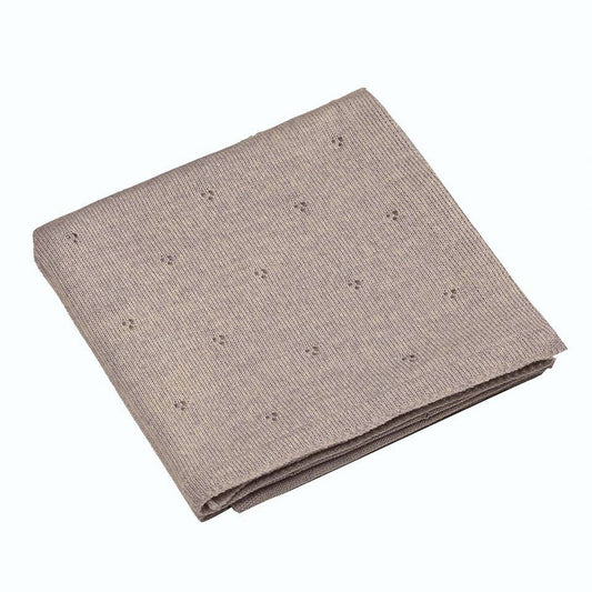 100% Merinowollen babydeken - Apollo - 75x100cm Gemaakt in PL: Gebroken wit