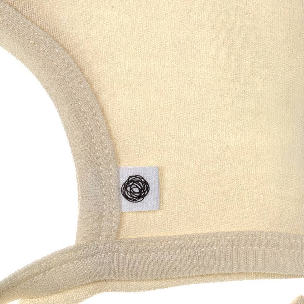Baby wollen strikmuts – merinowol – naturel: 50