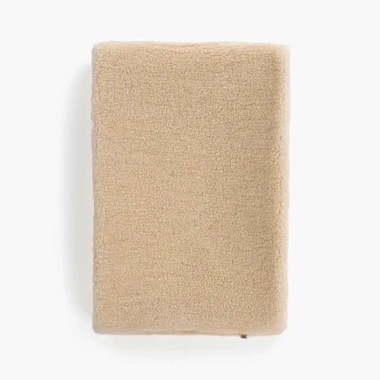 ledikant Hoeslaken 100% merinowol 60x 120 in Natural of Beige
