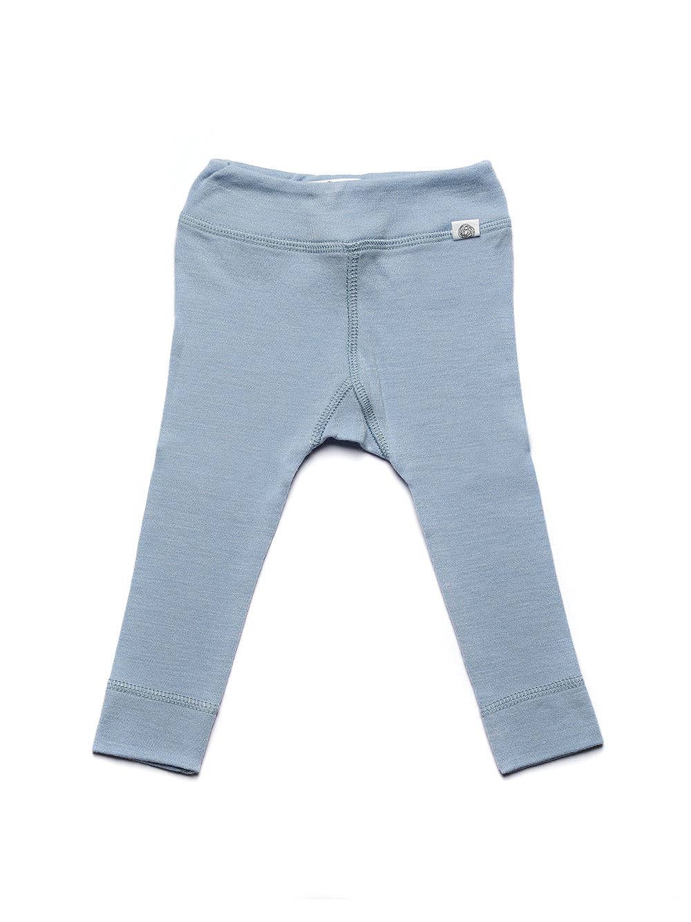 Wollen Baby- kinderbroek - Merinowol - Blue Fog: 74