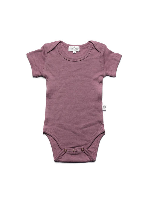 Wollen Romper korte mouwen – Merinowol - Grape Shake