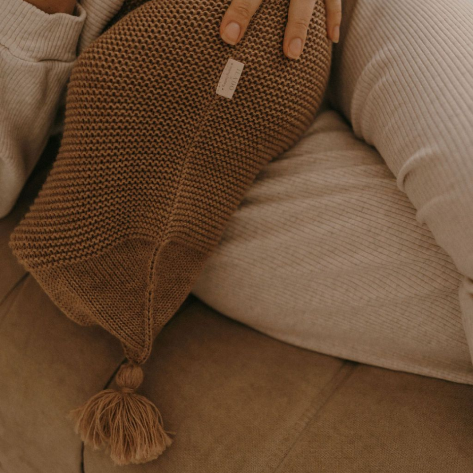 Inbaker cocon voor baby's: Donkerroze