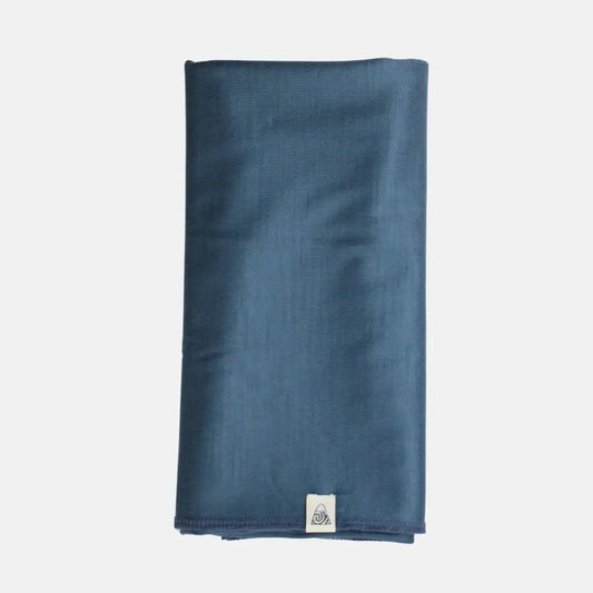 Omslagdoek van merinowol voor baby’s / zachte wikkeldoek: Blauwe pion