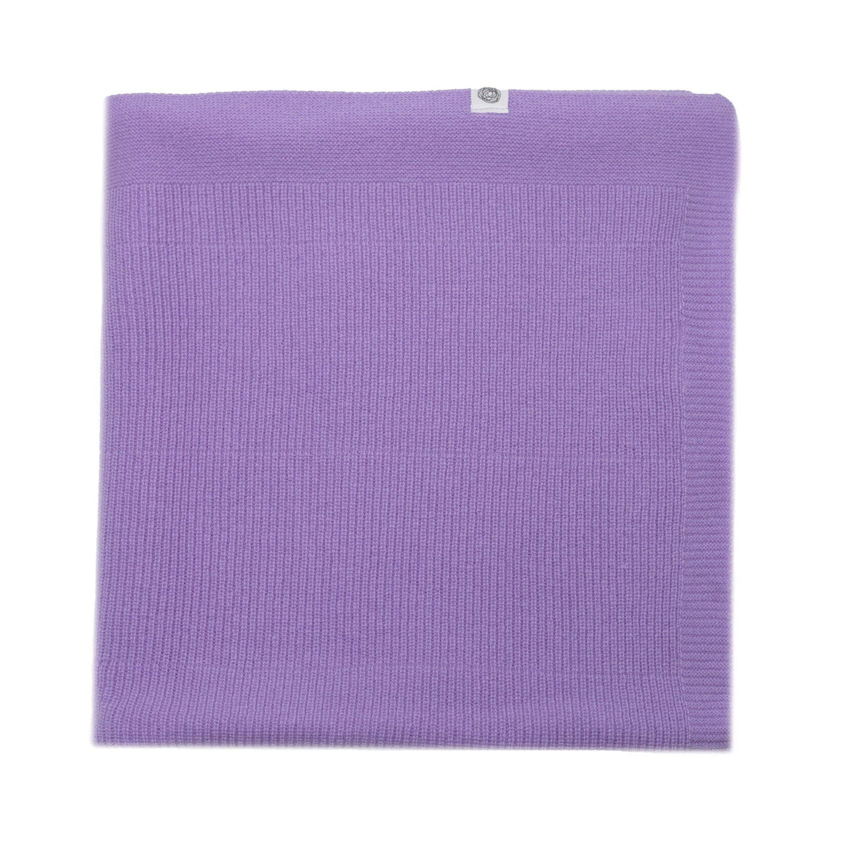 Wollen Babydeken / Kinderdeken  / Wikkeldeken - Gebreid  - Merinowol - Orchid: 100 x 140cm