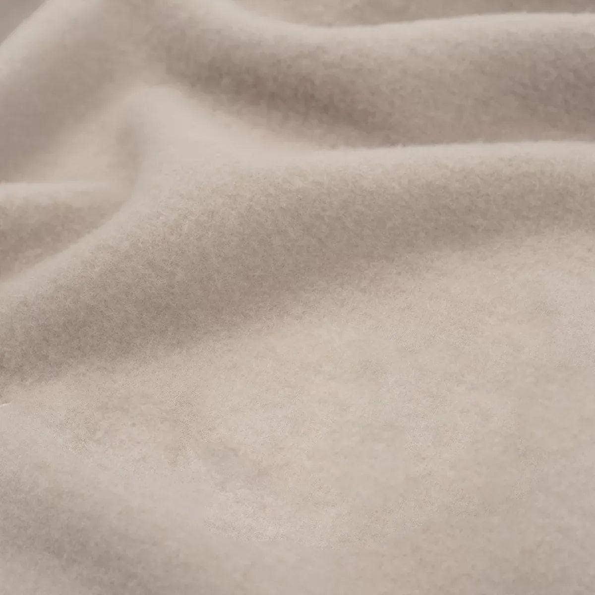 Wollen wiegdeken fleece - 75cmx100cm - Merinowol - Beige