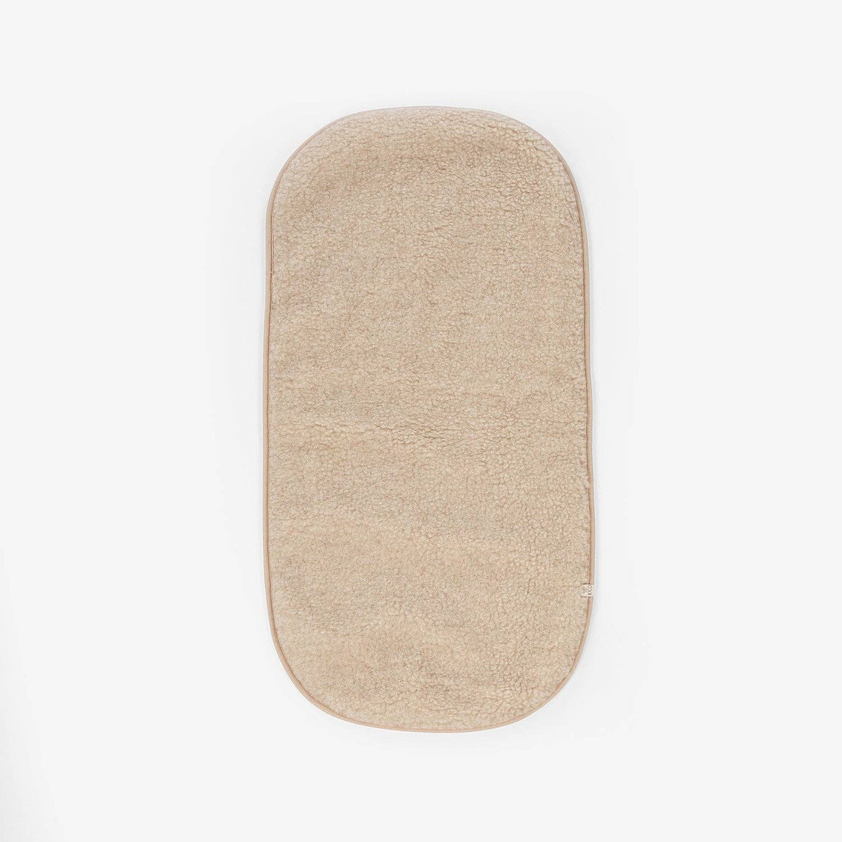 Onderlegger voor kinderwagen / wieg - Merinowol: Naturel of Beige