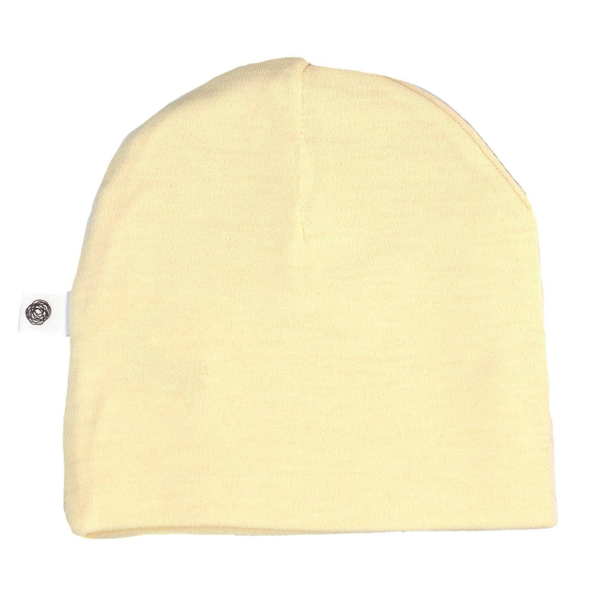 Wollen baby muts – merinowol – naturel:  44-50-56