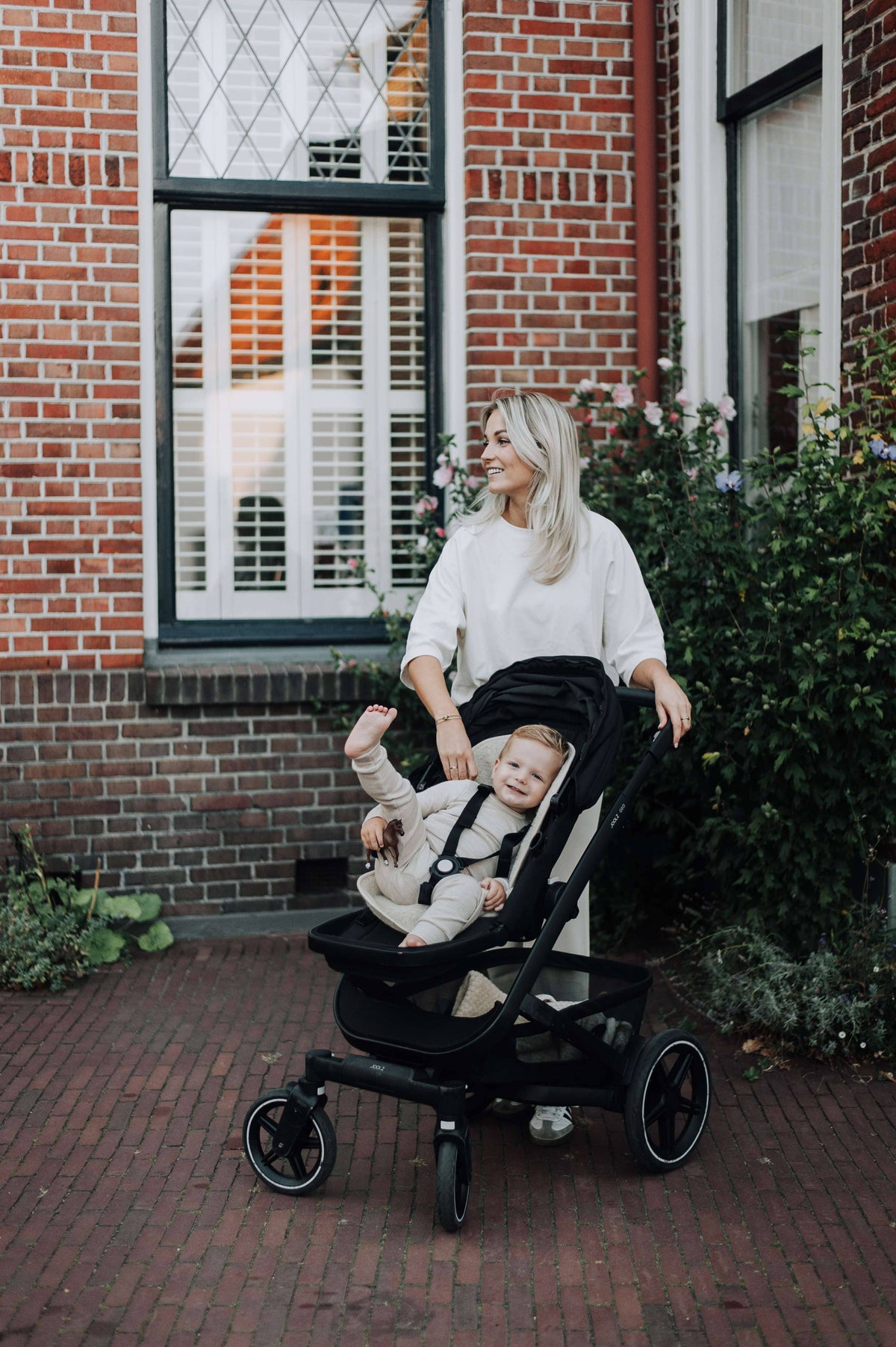 Onderlegger voor buggy of maxi cosi – Merinowol: Naturel