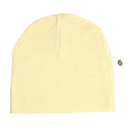 Wollen baby muts – merinowol – naturel: 44, 50 en 56