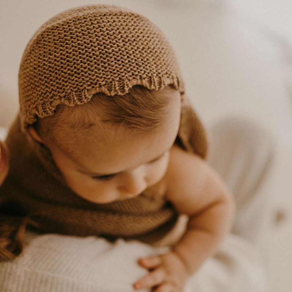 Inbaker cocon voor baby's: Donkerroze