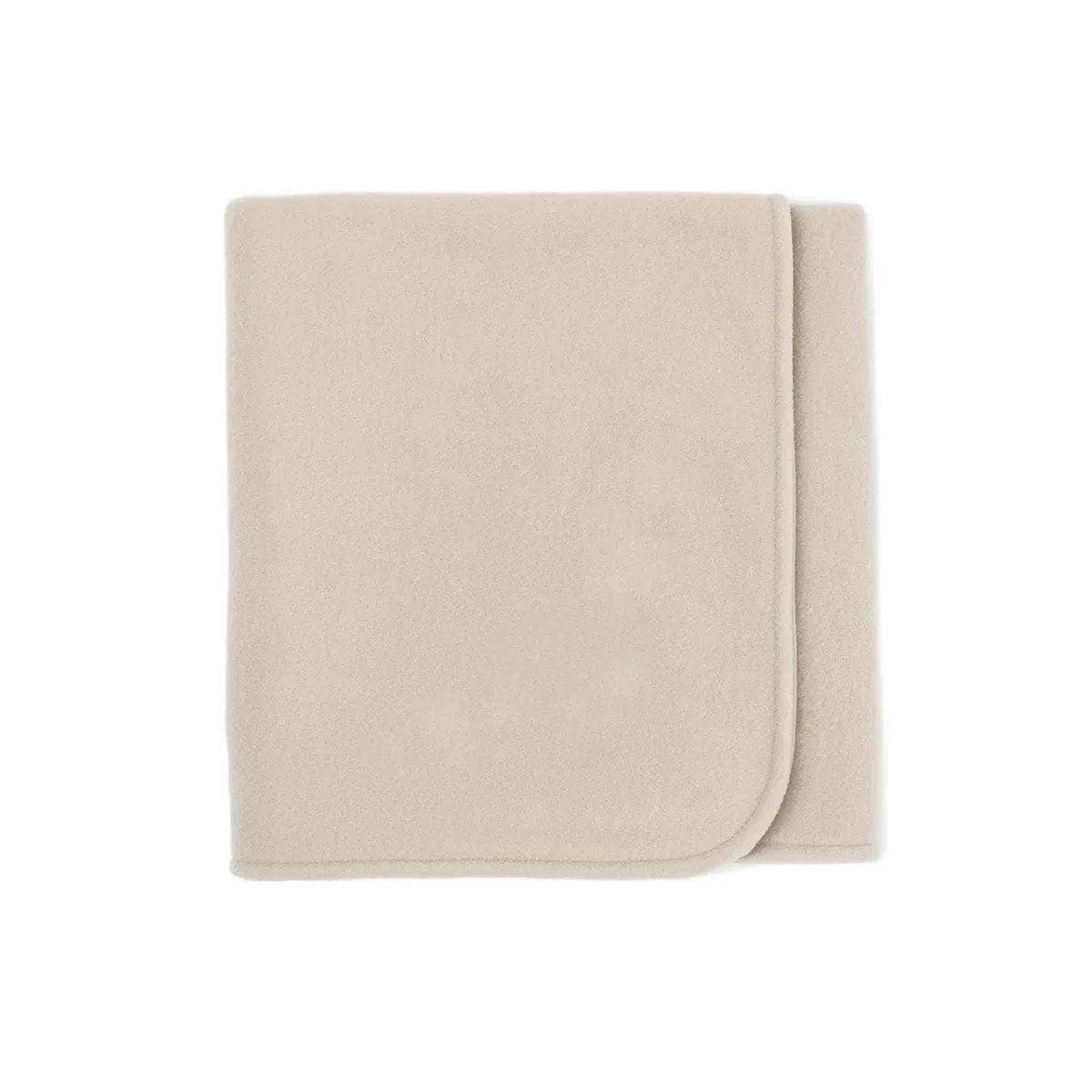 Wollen wiegdeken fleece - 75cmx100cm - Merinowol - Beige