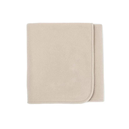 Wollen wiegdeken fleece - 75cmx100cm - Merinowol - Beige