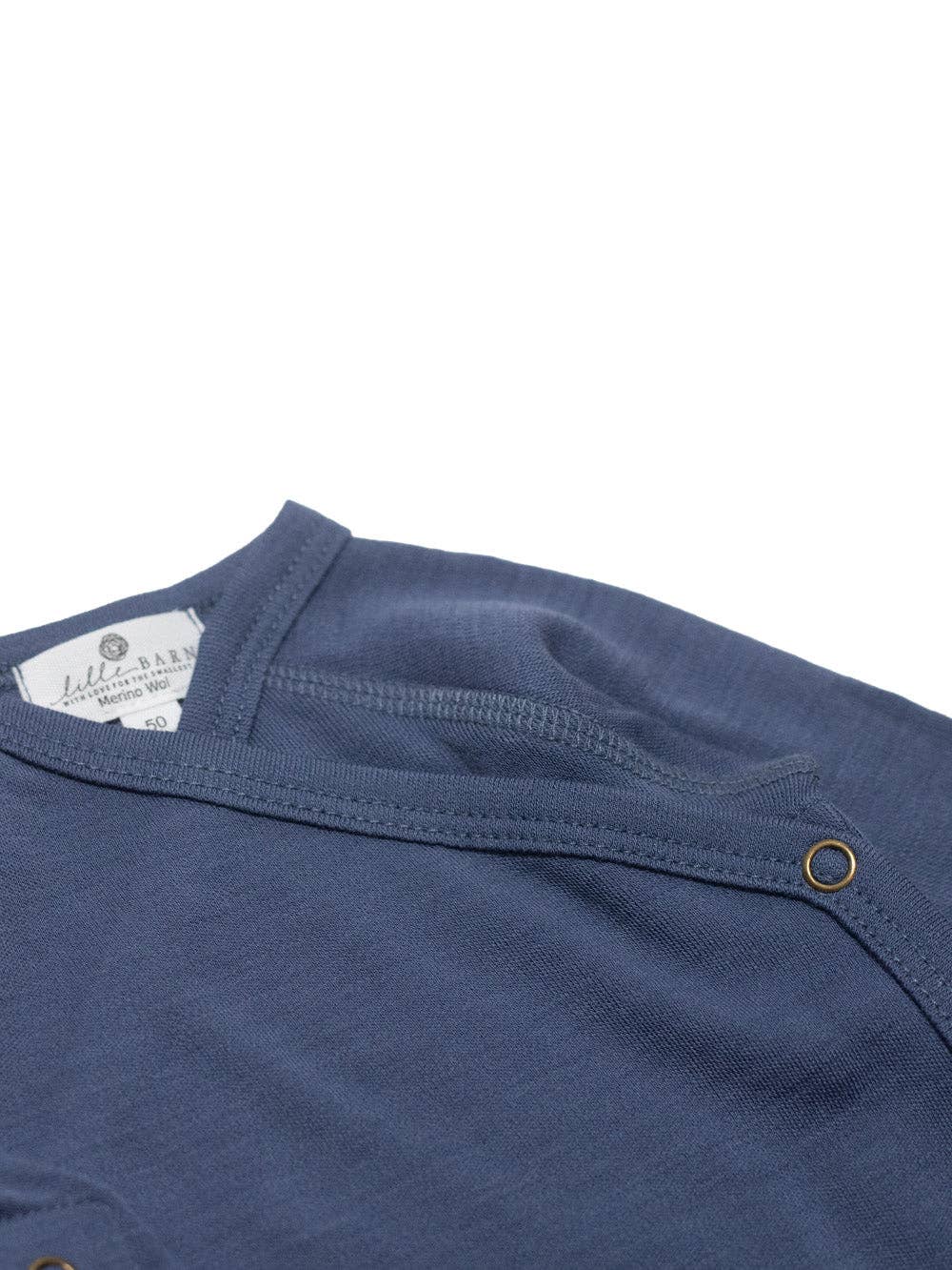 Wollen boxpakje / kruippakje – Merinowol - Vintage Indigo: 50