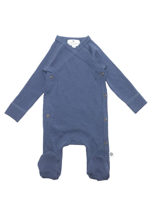 Wollen boxpakje / kruippakje – Merinowol - Vintage Indigo: 50