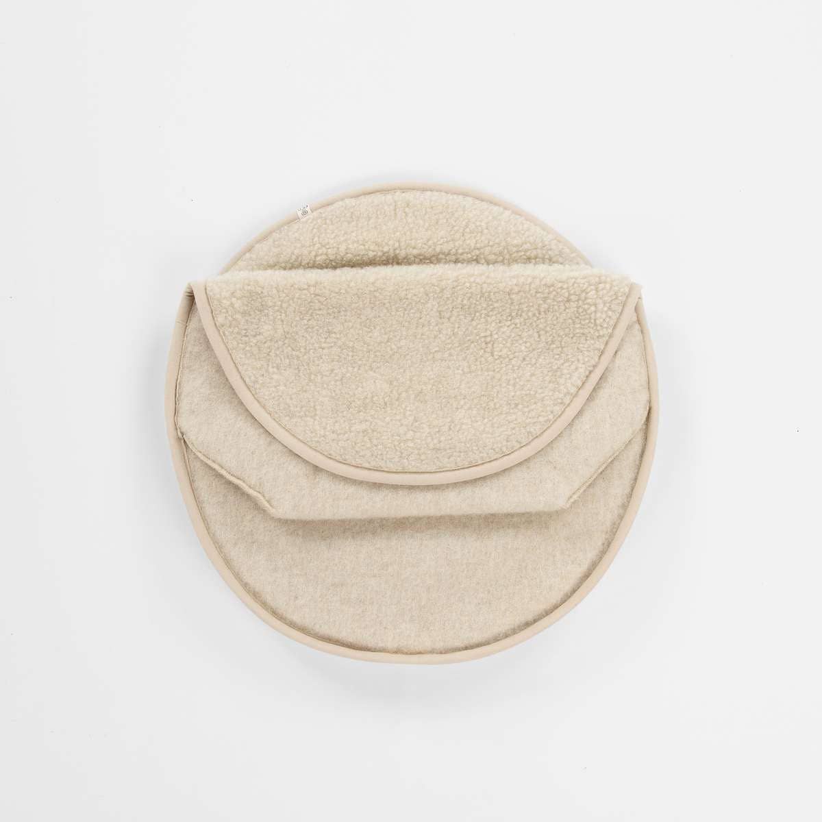 Baby voetenzak voor autostoel of maxi-cosi - Merinowol: Beige