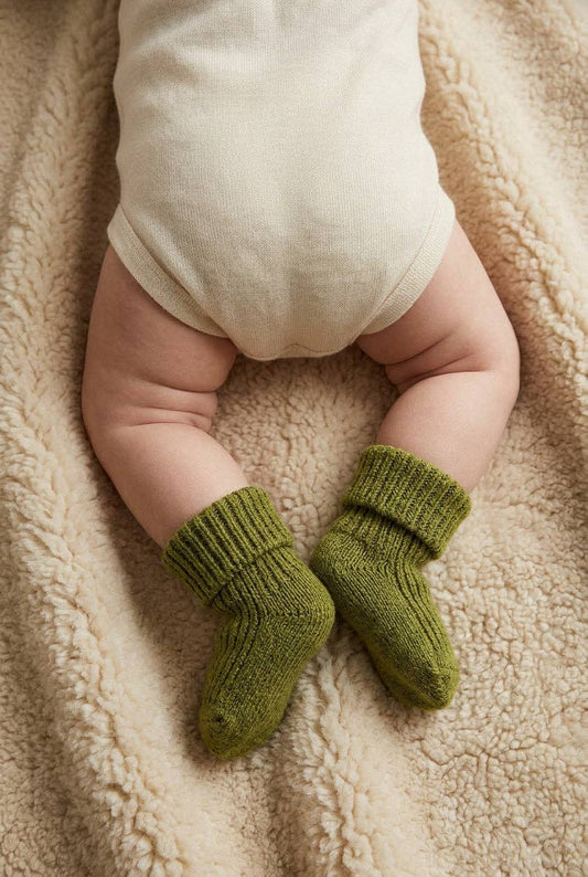 Wollen Baby Sokjes - Pickle: 17/18