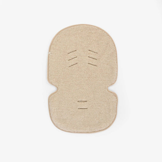 Merinowollen onderlegger voor buggy of maxi cosi –  Beige of neutral