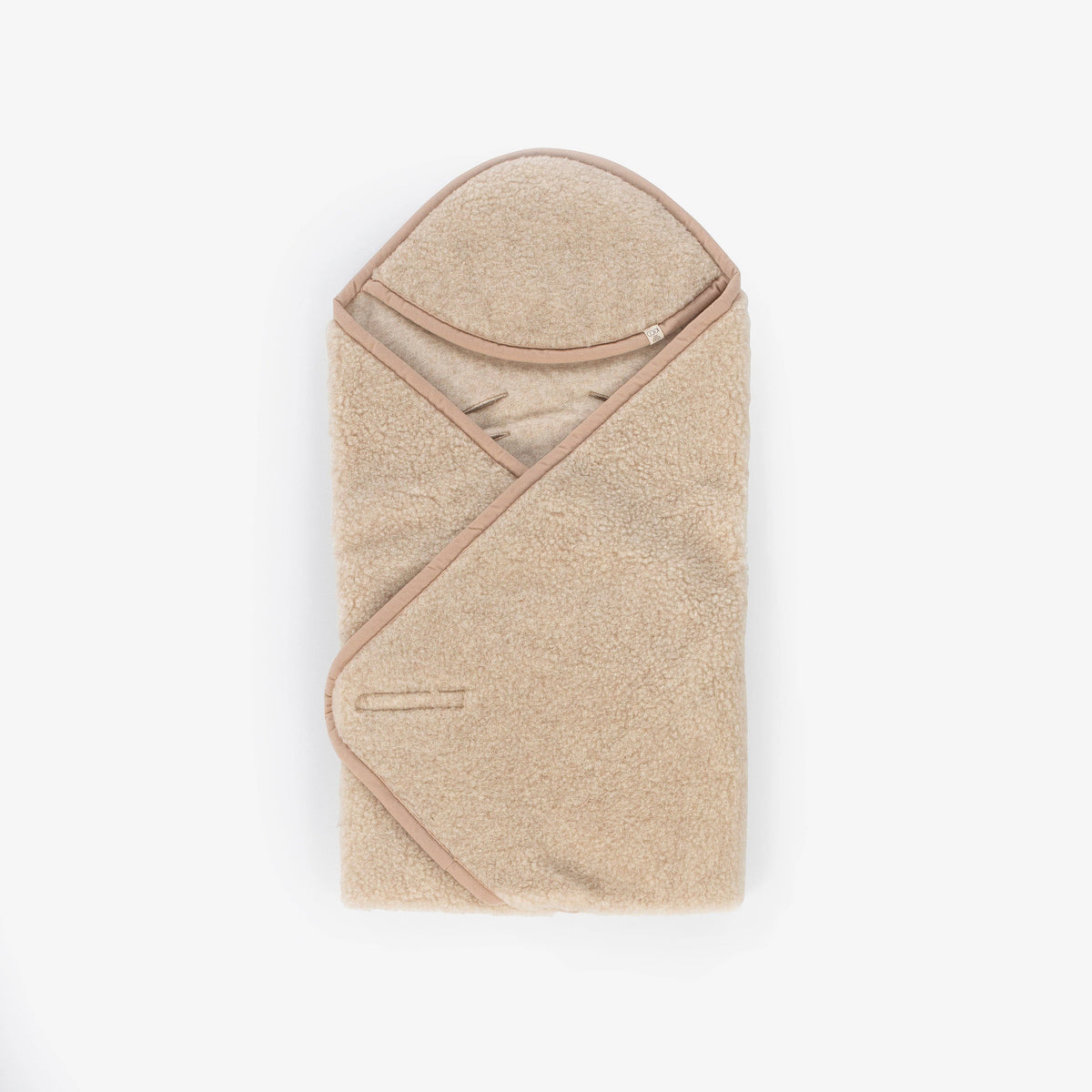 Wikkeldeken met maxi-cosi openingen: Beige of Neutral
