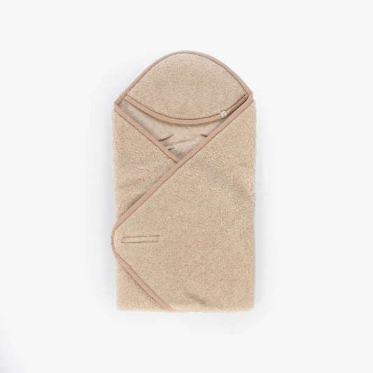 Wikkeldeken met maxi-cosi openingen: Beige of Neutral