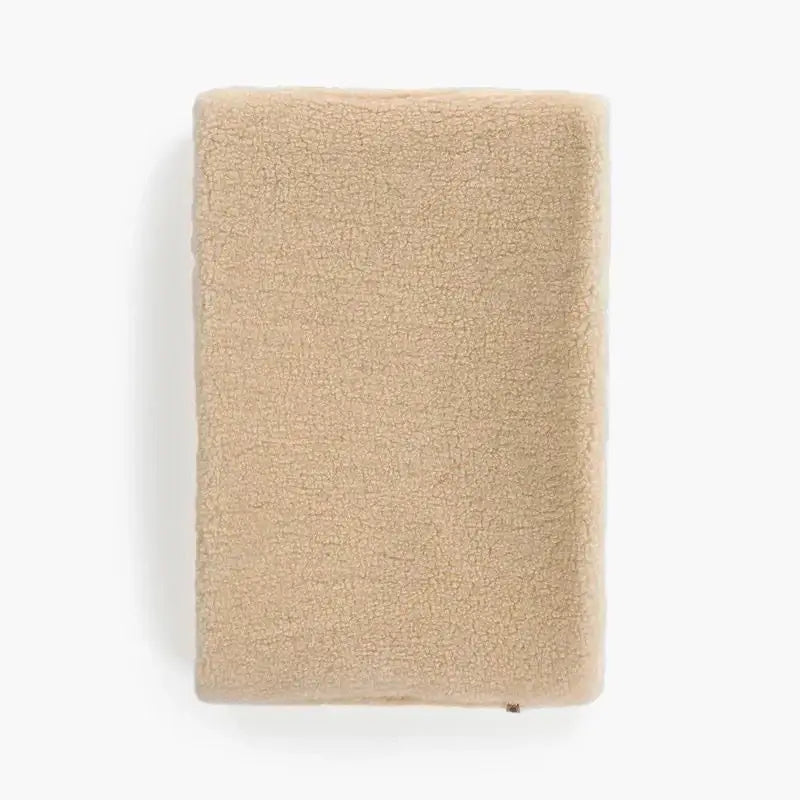Ledikant hoeslaken 100% merinowol 60x120 in beige of neutral