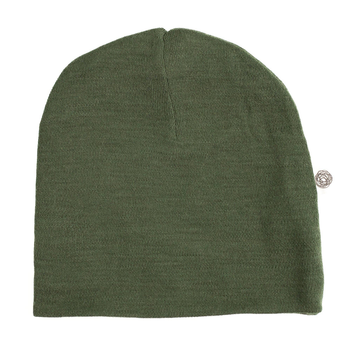 Wollen baby muts - Merinowol - Rifle Green: 50