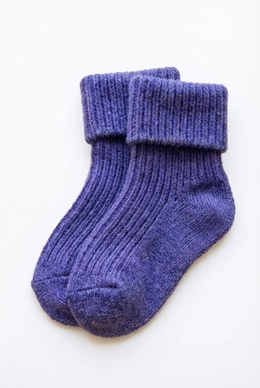 Wollen Baby Sokjes - Violet: 17/18