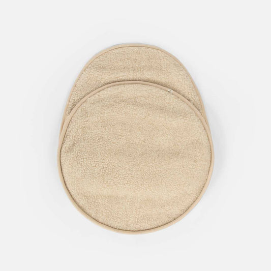 Baby voetenzak voor autostoel of maxi-cosi - Merinowol: Beige