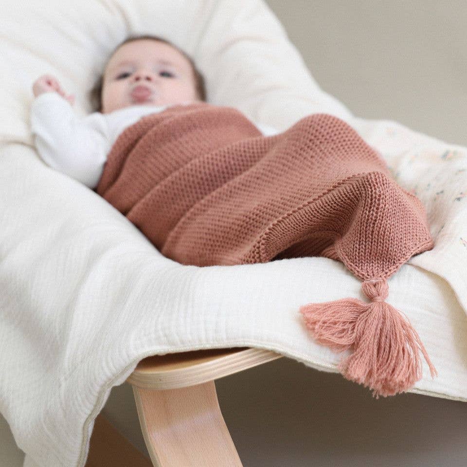 Inbaker cocon voor baby's: Grijs blauw