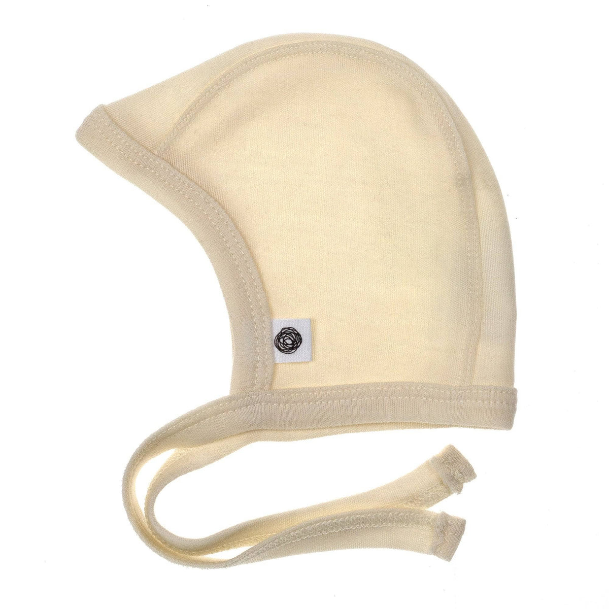 Baby wollen strikmuts – merinowol – naturel: 50